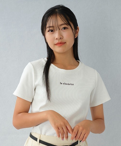 セール】メッシュカーディガン インナーTシャツSET（Tシャツ