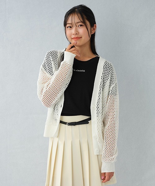 HYSTERIC GLAMOUR×yokodoll/メッシュカーディガン 103216_ds11.jpg?20240920171054