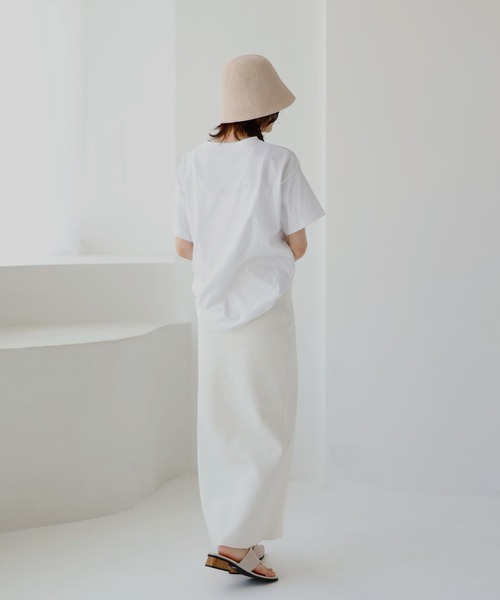 hellam（へラム）の「フロントジップタイトスカート（スカート・レディース・レッド/オフホワイト/ブラック/チャコールグレー/ブラウン・FREE）」の20枚目の写真