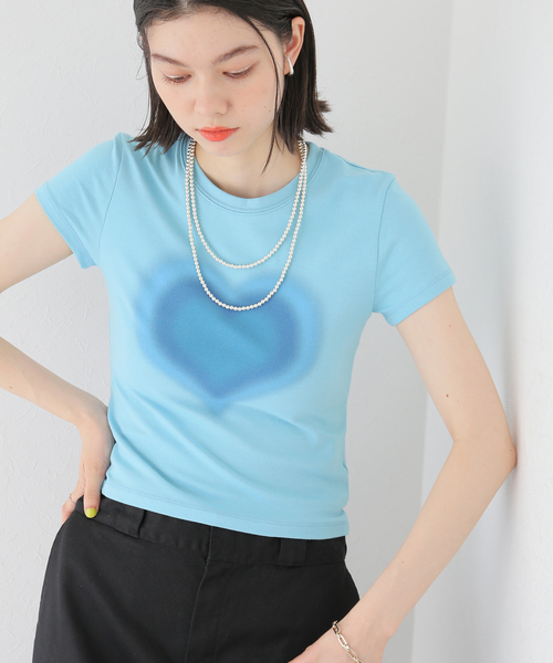 JOINT WORKS(ジョイントワークス)の「ハートロゴTシャツ(Tシャツ/カットソー・レディース・ホワイト/パープル/ブルー系その他・FREE)」の3枚目の写真