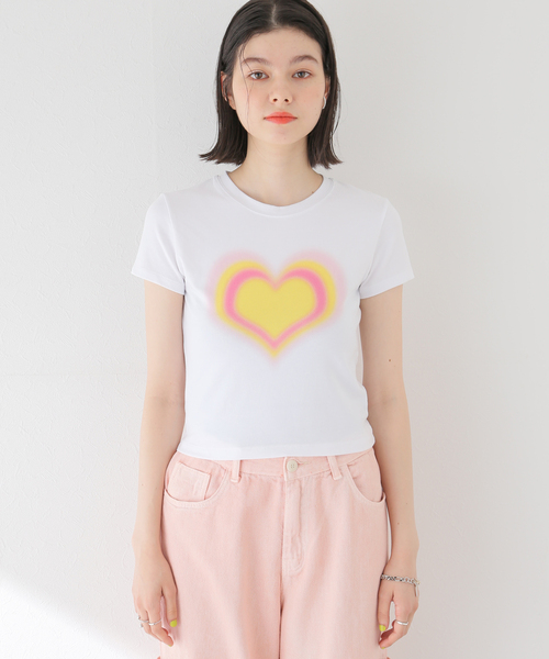 JOINT WORKS(ジョイントワークス)の「ハートロゴTシャツ(Tシャツ/カットソー・レディース・ホワイト/パープル/ブルー系その他・FREE)」の16枚目の写真