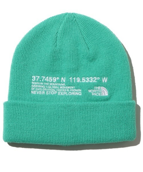 THE NORTH FACE(ザノースフェイス)の「THE NORTH FACE EMBROID BULLET BEANIE / ザ・ノース・フェイス エンブロイド バレット ビーニー(ニットキャップ/ビーニー・メンズ・イエロー/ネイビー/ブラック/ベージュ/ライトグリーン/グレー・FREE)」の5枚目の写真