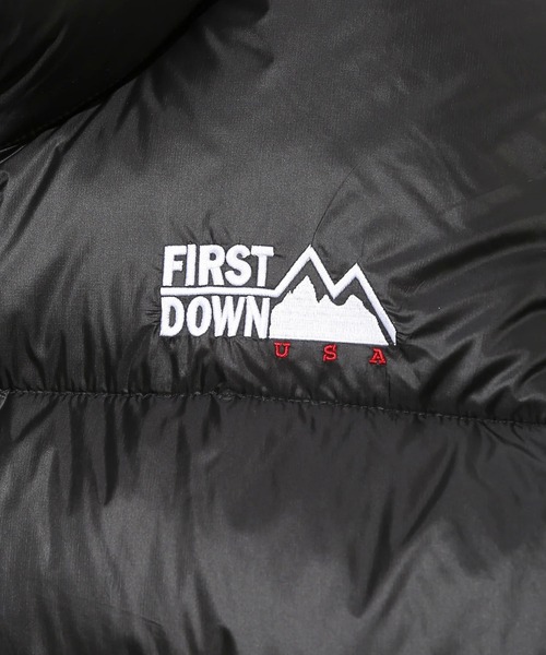 FIRST DOWN(ファーストダウン)の「FIRST DOWN/ファーストダウン LIGHT BUBBLE DOWN JACKET/ライトバブルダウンジャケット(ダウンジャケット/コート・メンズ・ブラック・M/L/XL)」の4枚目の写真