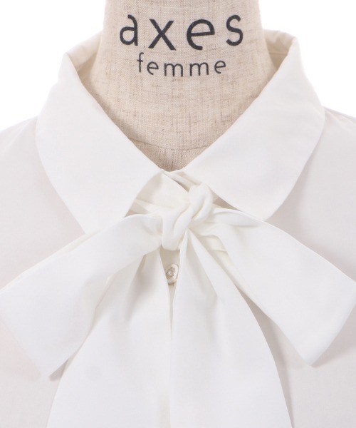 axes femme - ボリューム袖ブラウス ボリューム袖ブラウス[品番：IGAW0002036]｜axes femme