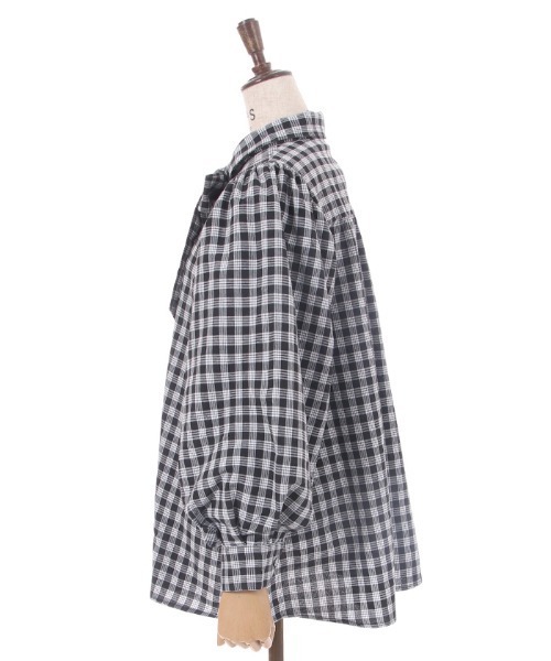 axes femme(アクシーズファム)の「リボン付ボリューム袖ブラウス(シャツ/ブラウス・レディース・モカ/ホワイト/ブラック・FREE)」の15枚目の写真