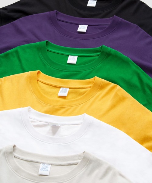 CORPUS TOKYO(コーパス トーキョー)の「ビッグシルエットフェイクレイヤードロンT(Tシャツ/カットソー・メンズ・グリーン/パープル/ライトグレー/イエロー/ホワイト/ブラック・3/1/2)」の11枚目の写真