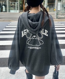 バックプリントパーカー　1032060160