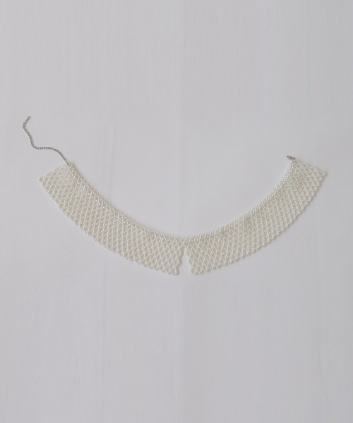 antiqua（アンティカ）の「ビーズ付け襟（付け襟・キッズ・ブラック/アイボリー・FREE）」の20枚目の写真