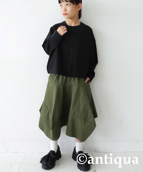 antiqua（アンティカ）の「ビーズ付け襟（付け襟・キッズ・ブラック/アイボリー・FREE）」の13枚目の写真