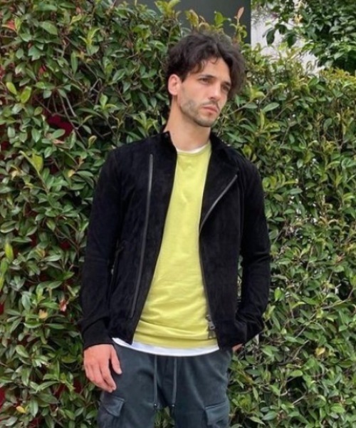FranCisT_MOR.K.S.(フランシストモークス)の「FranCisT_MOR.K.S./フランシスト モークス/HI TENSION ECO SUEDE ASM RIDERS JACKET(ライダースジャケット・メンズ・グレー系/ブラック・2/3/4)」の3枚目の写真