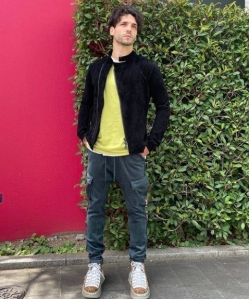 FranCisT_MOR.K.S.(フランシストモークス)の「FranCisT_MOR.K.S./フランシスト モークス/HI TENSION ECO SUEDE ASM RIDERS JACKET(ライダースジャケット・メンズ・グレー系/ブラック・2/3/4)」の4枚目の写真