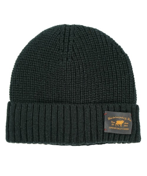 Ruben（ルーベン）の「WAPPEN RIB WATCH／ワッペンリブワッチ（ニットキャップ/ビーニー・レディース・ブラック/ベージュ/グレー/グリーン/アイボリー/マスタード・FREE）」の22枚目の写真