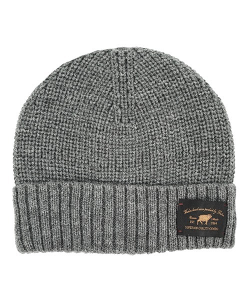 Ruben（ルーベン）の「WAPPEN RIB WATCH／ワッペンリブワッチ（ニットキャップ/ビーニー・レディース・ブラック/ベージュ/グレー/グリーン/アイボリー/マスタード・FREE）」の20枚目の写真