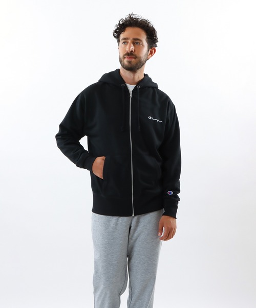 【Champion/チャンピオン】メンズ スポーツ ジップフーデッドスウェットシャツ（パーカー）｜Champion（チャンピオン）