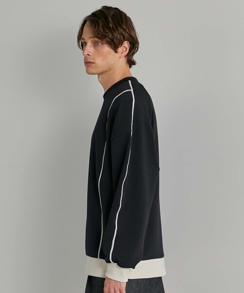 UNITED TOKYO（ユナイテッドトウキョウ）の「ヘムバイカラーダンボールCN（スウェット・メンズ・アイボリー/ブラック/ネイビー・2/1）」の19枚目の写真