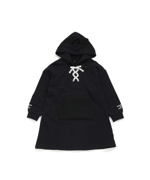 JENNI love（ジェニィラブ）の「【コットン100％】ボアポケットくま耳