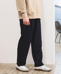 B:MING by BEAMS / ダブルフェイス 梨地 1タック イージーパンツ(セットアップ対応)