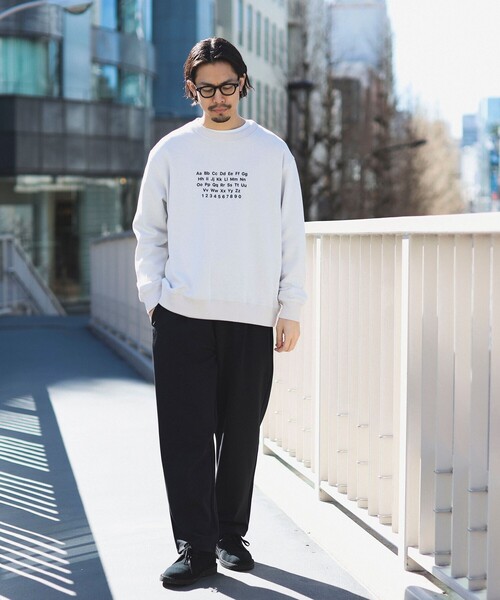 B:MING by BEAMS(ビーミングバイビームス)の「B:MING by BEAMS / ダブルフェイス 梨地 1タック イージーパンツ(セットアップ対応)(その他パンツ・メンズ・ネイビー/ライトグレー/ブラック・X-LARGE/MEDIUM/SMALL/LARGE)」の9枚目の写真