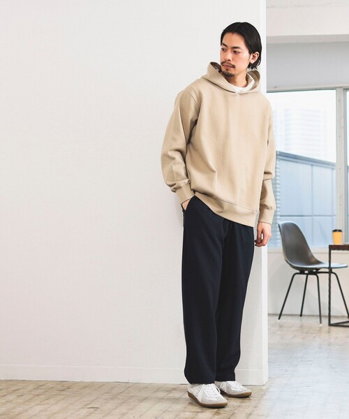 B:MING by BEAMS(ビーミングバイビームス)の「B:MING by BEAMS / ダブルフェイス 梨地 1タック イージーパンツ(セットアップ対応)(その他パンツ・メンズ・ネイビー/ライトグレー/ブラック・X-LARGE/MEDIUM/SMALL/LARGE)」の14枚目の写真