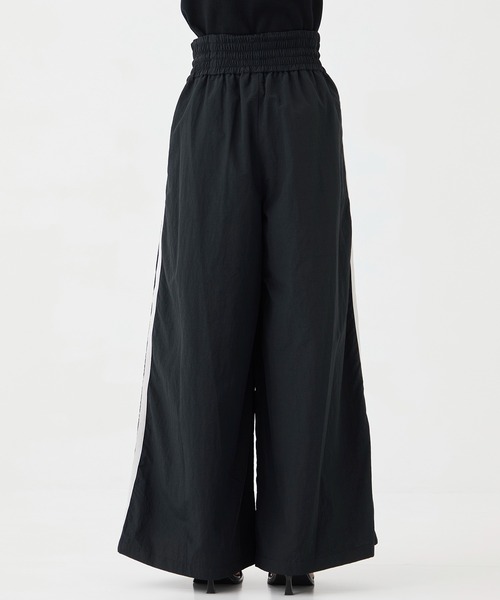 新品未使用 misayoさん ハギワイドパンツ 黒 ニコアンド⭐︎新品タグ付⭐︎be with M Misayoハギワイドパンツ