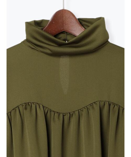 Te chichi（テチチ）の「サテンハイネックブラウス（シャツ/ブラウス・レディース・グレー/ネイビー/オリーブ・F）」の20枚目の写真