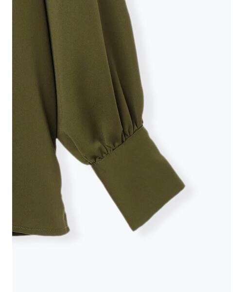 Te chichi（テチチ）の「サテンハイネックブラウス（シャツ/ブラウス・レディース・グレー/ネイビー/オリーブ・F）」の21枚目の写真