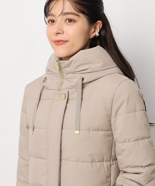 DRESKIP（ドレスキップ）の「◆切替 ファイバー中綿ダウンコート【SHOO WARM/撥水】（その他アウター・レディース・サンドベージュ/ブラック・02/03/04）」の18枚目の写真