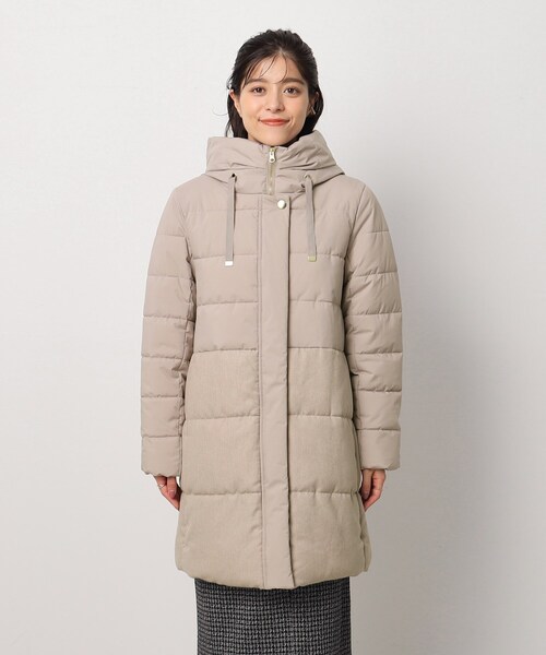 DRESKIP（ドレスキップ）の「◆切替 ファイバー中綿ダウンコート【SHOO WARM/撥水】（その他アウター・レディース・サンドベージュ/ブラック・02/03/04）」の19枚目の写真