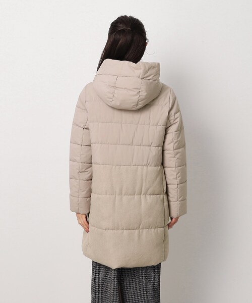 DRESKIP（ドレスキップ）の「◆切替 ファイバー中綿ダウンコート【SHOO WARM/撥水】（その他アウター・レディース・サンドベージュ/ブラック・02/03/04）」の21枚目の写真
