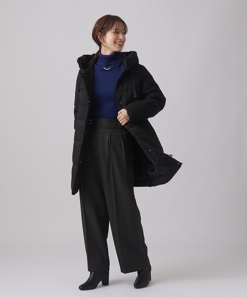 DRESKIP（ドレスキップ）の「◆切替 ファイバー中綿ダウンコート【SHOO WARM/撥水】（その他アウター・レディース・サンドベージュ/ブラック・02/03/04）」の22枚目の写真