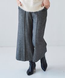 le.coeur blanc | ツイードライクワイドクロップドパンツ(その他パンツ)