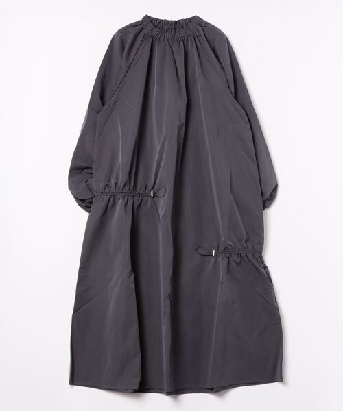 STYLEBLOCK(スタイルブロック)の「タフタドロストボリュームスリーブワンピース(ワンピース・レディース・ホワイト系その他/ブラック/チャコールグレー・M)」の3枚目の写真