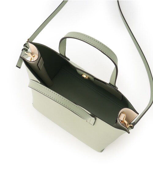 UNTITLED（アンタイトル）の「◆カラースリットトート（トートバッグ・レディース・グリーン系5/ライトイエロー系5/ベージュ系4/ブルー系その他6/オフホワイト・99）」の19枚目の写真