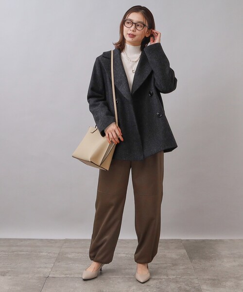 UNTITLED（アンタイトル）の「◆カラースリットトート（トートバッグ・レディース・グリーン系5/ライトイエロー系5/ベージュ系4/ブルー系その他6/オフホワイト・99）」の7枚目の写真