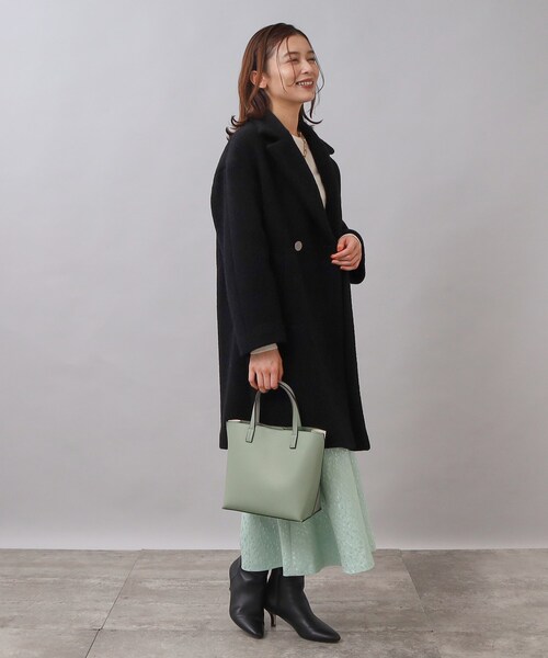 UNTITLED（アンタイトル）の「◆カラースリットトート（トートバッグ・レディース・グリーン系5/ライトイエロー系5/ベージュ系4/ブルー系その他6/オフホワイト・99）」の10枚目の写真