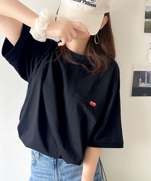 《JaVaジャバコラボ》シンプルなのに格上げ。綿100％シルケット素材裾ドロストオーバーサイズTシャツ