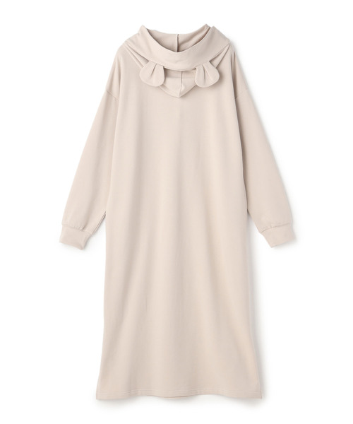 セール】アニマルフード ストレッチルームワンピース/パジャマ(産前