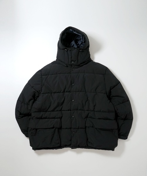 おしゃれスタ（オシャレスタ）の「ポリリップストップ中綿フーテッドジャケット【IR】 オーバーサイズ メンズ レディース（ブルゾン・メンズ・ブラック/オフホワイト/マスタード/レッド・XL/L/M）」の8枚目の写真