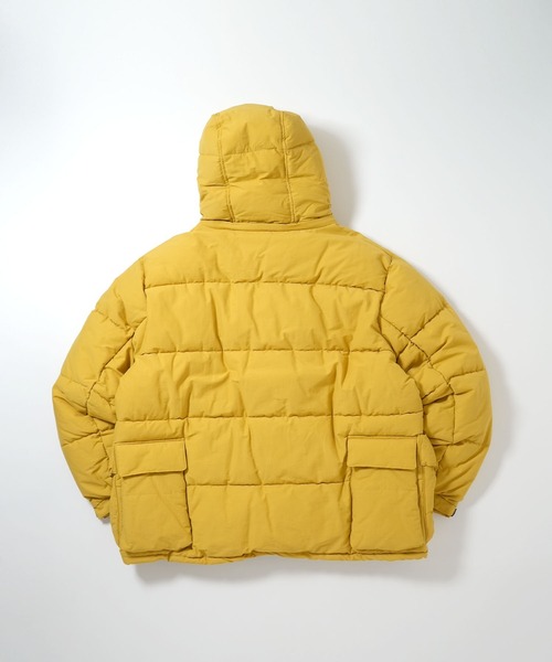 おしゃれスタ（オシャレスタ）の「ポリリップストップ中綿フーテッドジャケット【IR】 オーバーサイズ メンズ レディース（ブルゾン・メンズ・ブラック/オフホワイト/マスタード/レッド・XL/L/M）」の5枚目の写真
