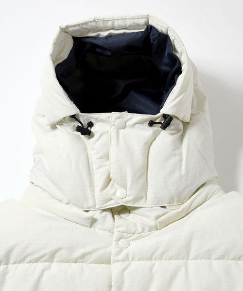 おしゃれスタ（オシャレスタ）の「ポリリップストップ中綿フーテッドジャケット【IR】 オーバーサイズ メンズ レディース（ブルゾン・メンズ・ブラック/オフホワイト/マスタード/レッド・XL/L/M）」の16枚目の写真