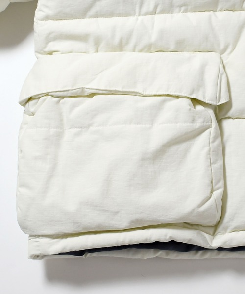 おしゃれスタ（オシャレスタ）の「ポリリップストップ中綿フーテッドジャケット【IR】 オーバーサイズ メンズ レディース（ブルゾン・メンズ・ブラック/オフホワイト/マスタード/レッド・XL/L/M）」の21枚目の写真