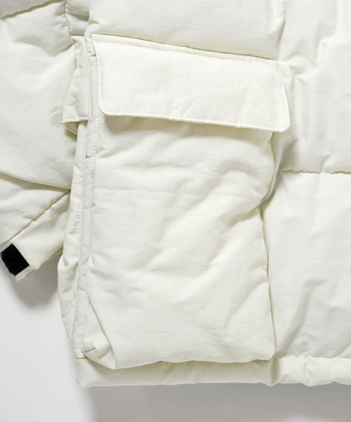 おしゃれスタ（オシャレスタ）の「ポリリップストップ中綿フーテッドジャケット【IR】 オーバーサイズ メンズ レディース（ブルゾン・メンズ・ブラック/オフホワイト/マスタード/レッド・XL/L/M）」の20枚目の写真