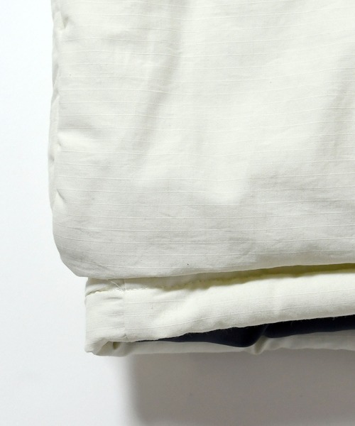 おしゃれスタ（オシャレスタ）の「ポリリップストップ中綿フーテッドジャケット【IR】 オーバーサイズ メンズ レディース（ブルゾン・メンズ・ブラック/オフホワイト/マスタード/レッド・XL/L/M）」の19枚目の写真