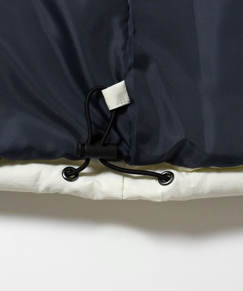 おしゃれスタ（オシャレスタ）の「ポリリップストップ中綿フーテッドジャケット【IR】 オーバーサイズ メンズ レディース（ブルゾン・メンズ・ブラック/オフホワイト/マスタード/レッド・XL/L/M）」の18枚目の写真