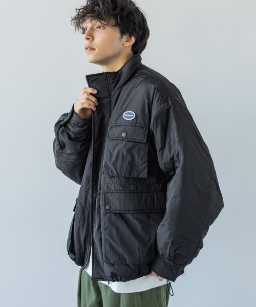 RAGEBLUE（レイジブルー）の「【Ridingmania/ライディングマニア】ユーティリティー中綿ブルゾン（ダウンジャケット/コート・メンズ・ブラック/ブルー・MEDIUM/LARGE）」の16枚目の写真