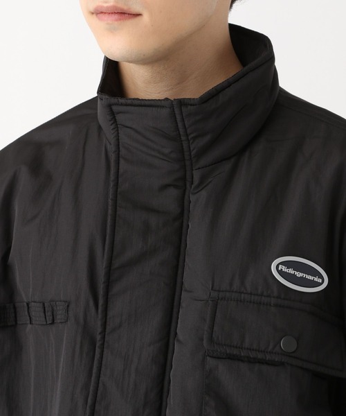 RAGEBLUE（レイジブルー）の「【Ridingmania/ライディングマニア】ユーティリティー中綿ブルゾン（ダウンジャケット/コート・メンズ・ブラック/ブルー・MEDIUM/LARGE）」の5枚目の写真