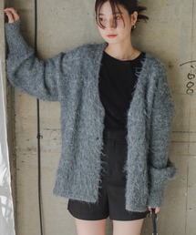 Kastane | 起毛シャギーニットカーディガン(カーディガン/ボレロ)