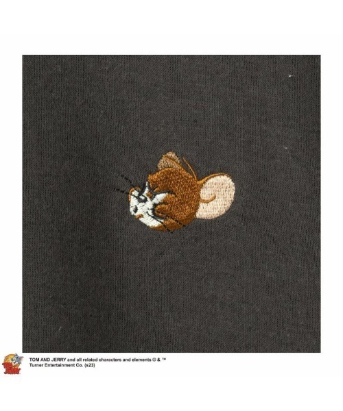 Tom&Jerry(トムアンドジェリー)の「TOM&JERRY トムとジェリー 裏起毛トレーナー スウェット(スウェット・レディース・アッシュグレー/チャコールグレー/ブルー系その他/ベージュ・M/L)」の12枚目の写真