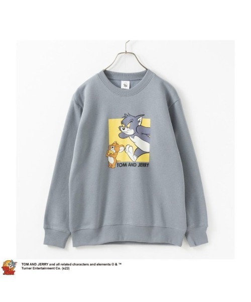 Tom&Jerry(トムアンドジェリー)の「TOM&JERRY トムとジェリー 裏起毛トレーナー スウェット(スウェット・レディース・アッシュグレー/チャコールグレー/ブルー系その他/ベージュ・M/L)」の21枚目の写真