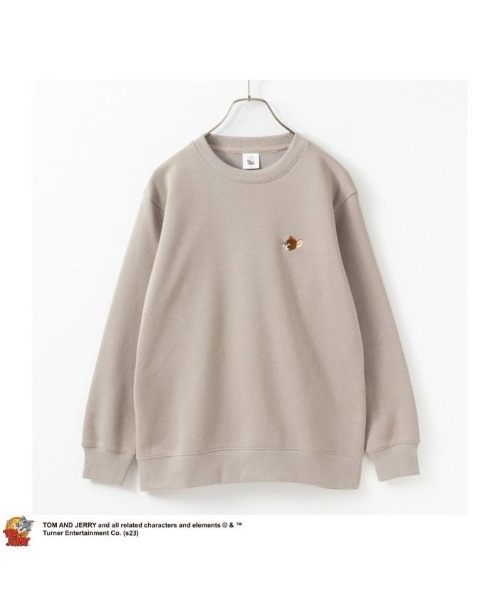 Tom&Jerry(トムアンドジェリー)の「TOM&JERRY トムとジェリー 裏起毛トレーナー スウェット(スウェット・レディース・アッシュグレー/チャコールグレー/ブルー系その他/ベージュ・M/L)」の20枚目の写真